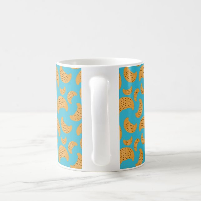 chocolate croissants coffee mug (Handle)