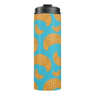 Chocolate croissants thermal tumbler