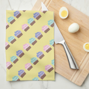 Chocolate Cupcake Baker Kitchen Tea Towel