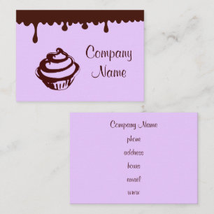Chocolate Cupcake Business Card