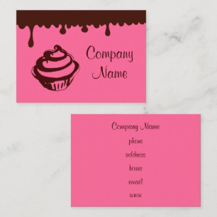 Chocolate Cupcake Business Cards