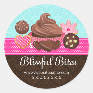 Chocolate Cupcake Cake Pops Cookies Seals