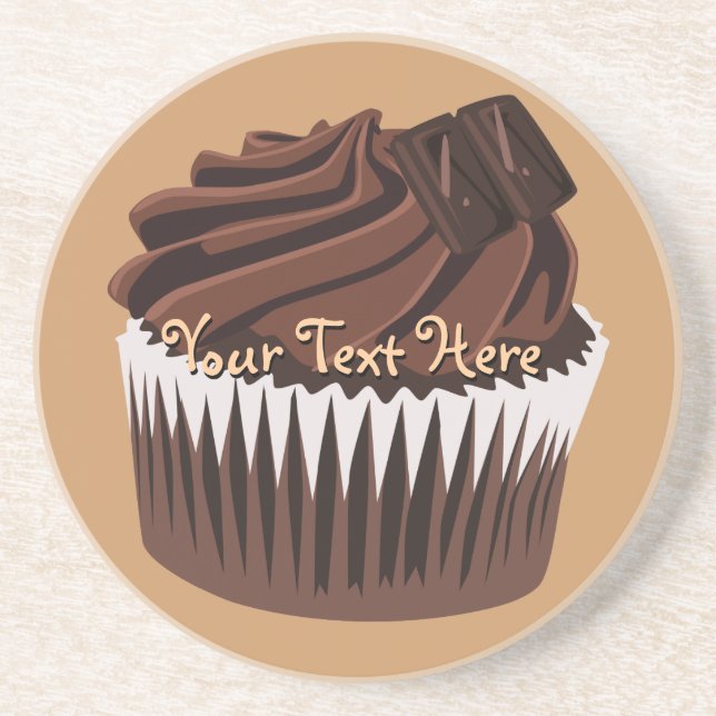 Chocolate Cupcake Coaster (Front)