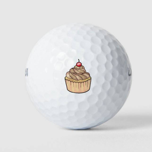 Chocolate cupcake golf balls (Front)