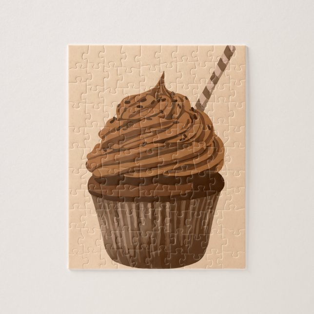 Chocolate Cupcake Jigsaw Puzzle (Vertical)