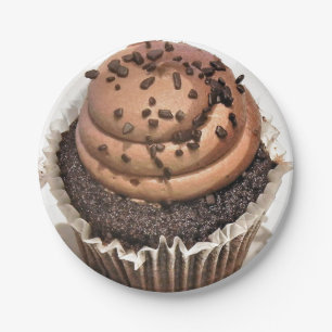 Chocolate Cupcake Paper Plate