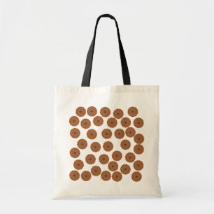 Chocolate Cupcake Pattern. Tote Bag