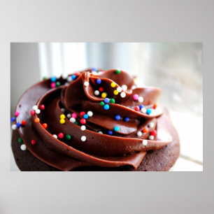 Chocolate Cupcake  Photograph Print