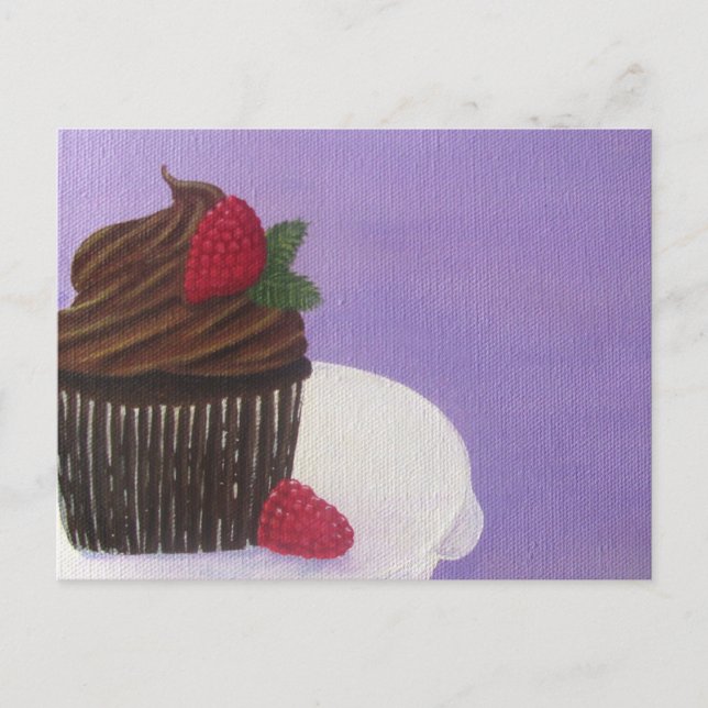 Chocolate Cupcake Postcard (Front)