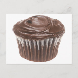 Chocolate Cupcake Postcard