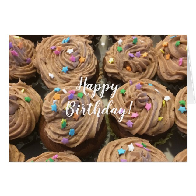 Chocolate Cupcakes For Your Birthday (Front Horizontal)