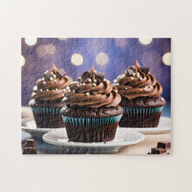 Chocolate Cupcakes Jigsaw Puzzle (Horizontal)