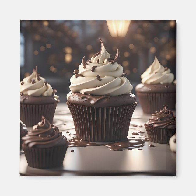 Chocolate Cupcakes Magnet (Front)