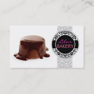 Chocolate dessert bakery Business card