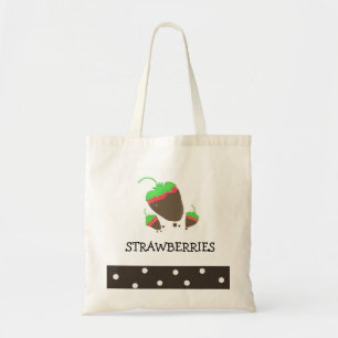 Chocolate Dipped Strawberries Tote Bag