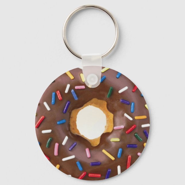 CHOCOLATE DONUT KEY RING (Front)