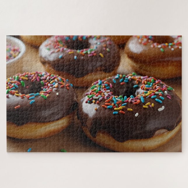 Chocolate Donuts Jigsaw Puzzle (Horizontal)