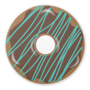 Chocolate Doughnut Doughnut Cabinet Knob Drawer