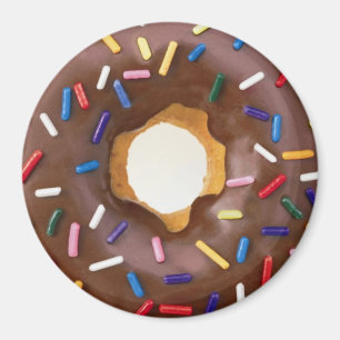 chocolate doughnut magnet