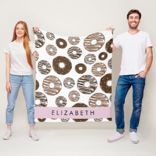 Chocolate Doughnuts, Caramel Doughnuts, Icing, You Fleece Blanket