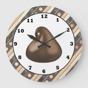 Chocolate Drop cartoon wall clock