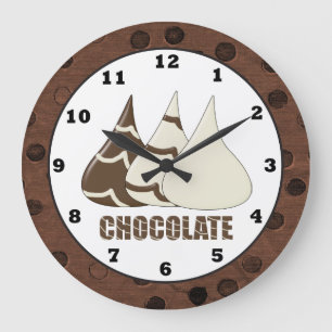 Chocolate Drops sweet treat wall clock