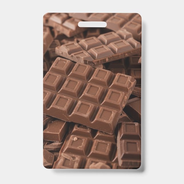 Chocolate each  ID badge (Front)