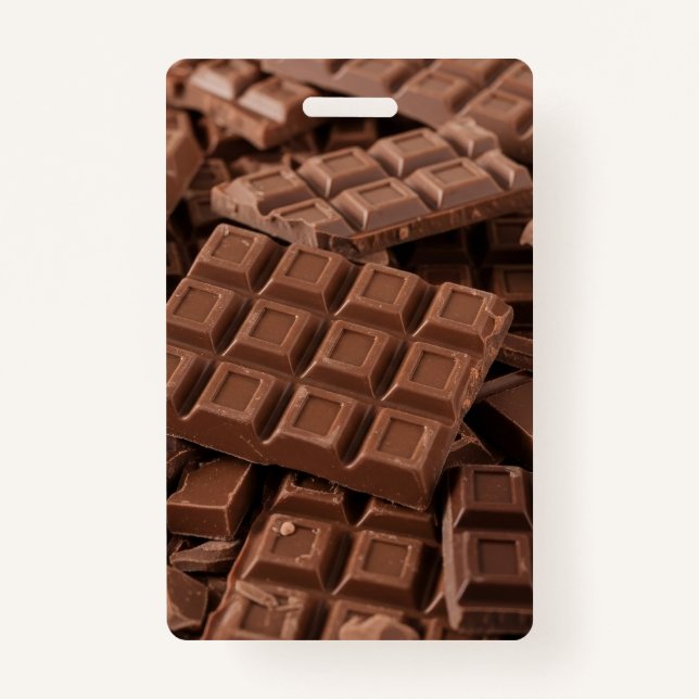 Chocolate each  ID badge (Front)