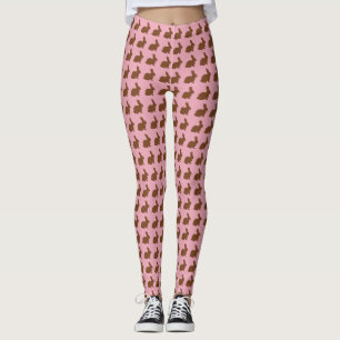 Chocolate Easter Bunny Parade! Leggings