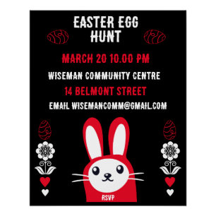 Chocolate Easter Egg Hunt Poster