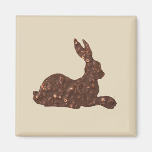 Chocolate, Easter Rabbit Magnet
