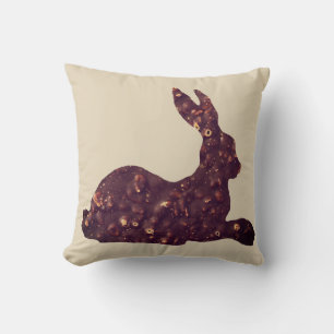 Chocolate Easter Rabbit Throw Cushion 41 x 41 cm