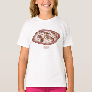 Chocolate eclair cartoon illustration T-Shirt