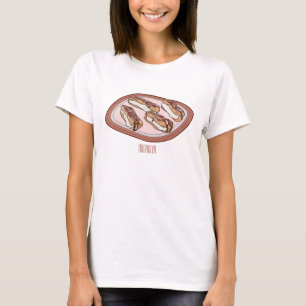 Chocolate eclair cartoon illustration T-Shirt