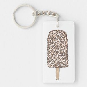 Chocolate Eclair Ice Cream Pop Popsicle Keychain