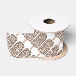 Chocolate Eclair Popsicle Popsicles Foodie Ribbon Satin Ribbon