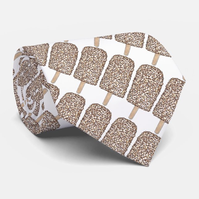 Chocolate Eclair Popsicle Popsicles Ice Cream Tie (Rolled)