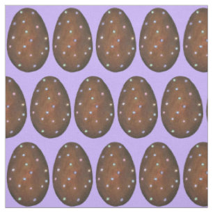 Chocolate Eggs Sprinkles Buttercream Easter Candy Fabric