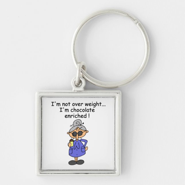 Chocolate Enriched Humour Key Ring (Front)