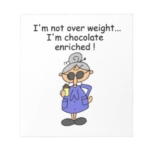 Chocolate Enriched Humour Notepad