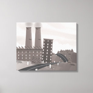 Chocolate Factory Canvas Print