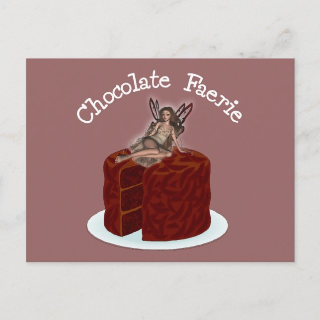 Chocolate Faerie Postcard (Front)