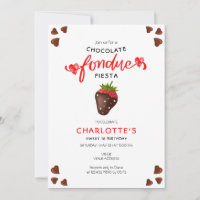 Chocolate Fondue Fiesta Strawberry Hearts Birthday