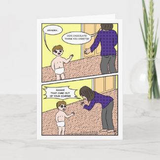 Chocolate for gramma card