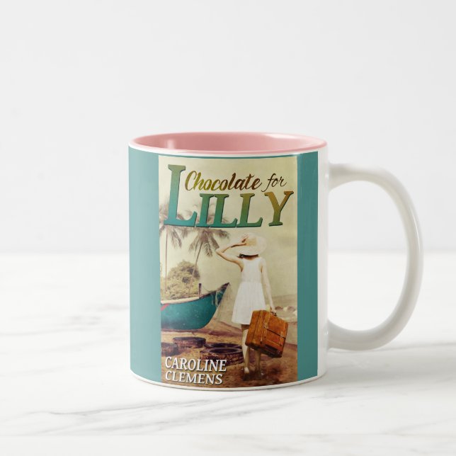 Chocolate for Lilly Two-Tone Coffee Mug (Right)