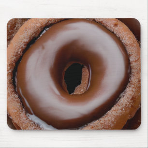 Chocolate Frosted Doughnut Mouse Mat