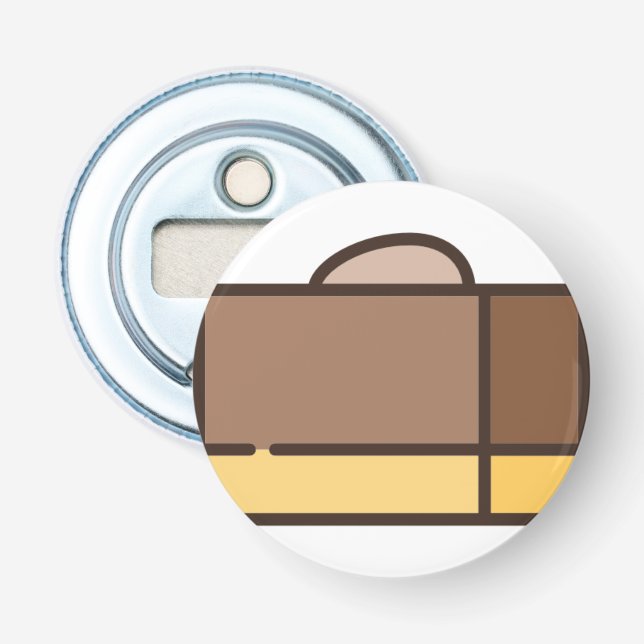 chocolate-fudge bottle opener (Front)