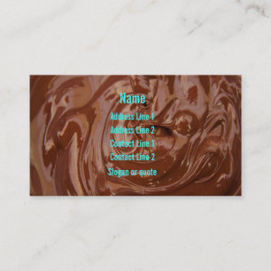 Chocolate Fudge Business Card