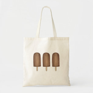 Chocolate Fudge Fudgesicle Ice Cream Popsicles Tote Bag