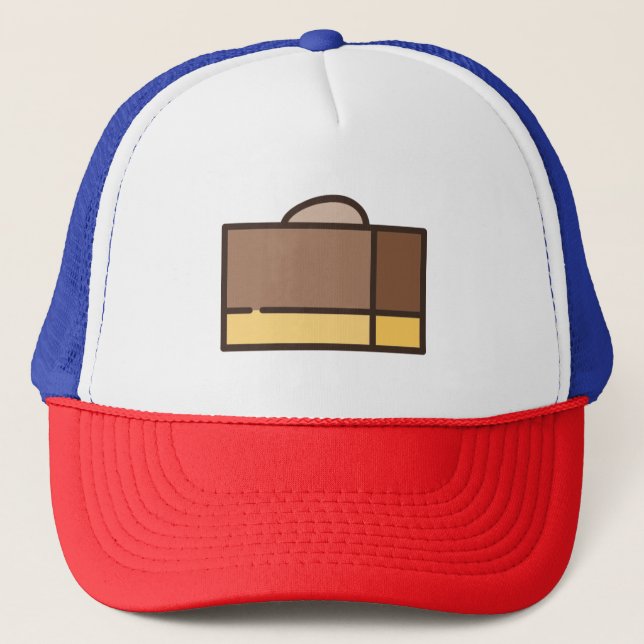 chocolate-fudge trucker hat (Front)